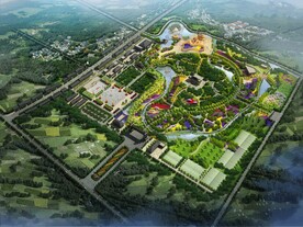 景区鸟瞰效果图