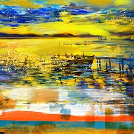 抽象油画