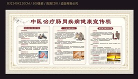 中医治疗胃肠疾病健康宣传栏