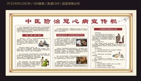 中医防治冠心病宣传栏