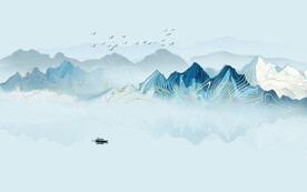 水墨山水画