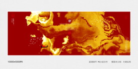 红金高端装饰画