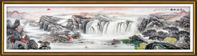 巨幅山水画