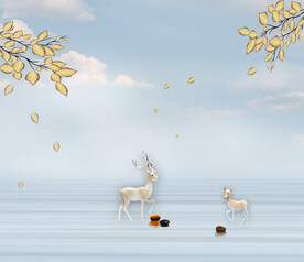 高清分层透明底推拉门打印图一套