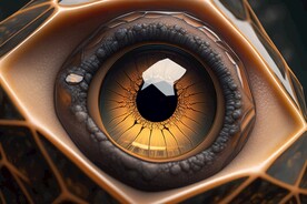 创意眼睛艺术瞳孔