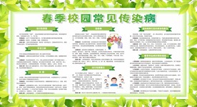 春季校园常见传染病宣传栏