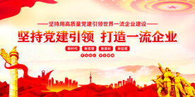 坚持党建引领打造一流企业