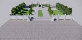 墓地坟墓设计案例效果图