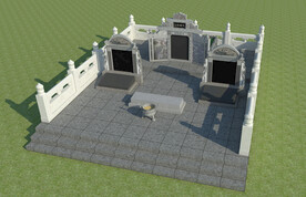 墓地坟墓设计案例效果图