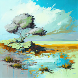 抽象風景画 油彩 抽象油画风景高清图片下载-抽象油画风景图片-抽象油画风景素材