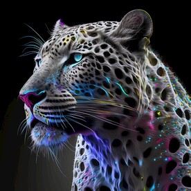 艺术花豹金钱豹