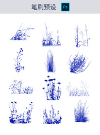 花草笔刷