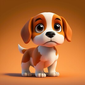 可爱的金色狗狗