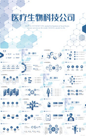蓝色医疗生物科技公司动态PPT