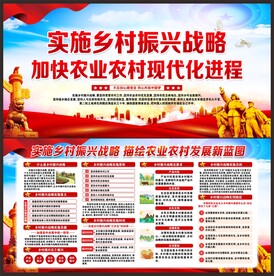 乡村振兴展板