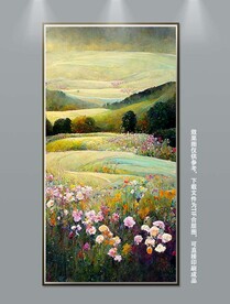 北欧风景花卉创意装饰画