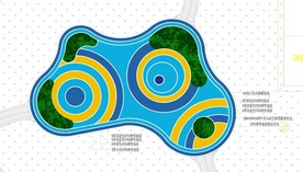 户外公园塑胶运动场地平面图