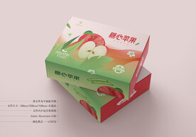 苹果包装 平面图
