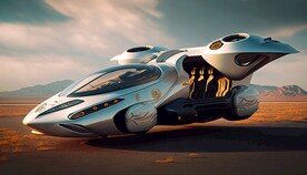 科幻飞行跑车