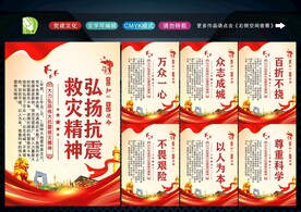 抗震救灾精神