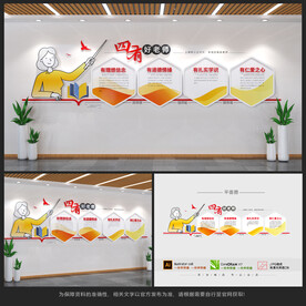 四有好老师文化墙