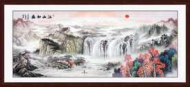 中堂山水画