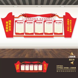 退伍军人文化墙