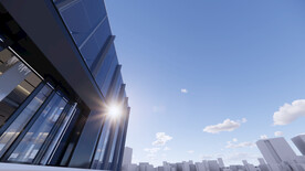 办公楼门口效果图