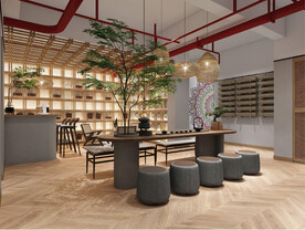 民宿休闲区效果图