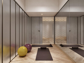 瑜伽室效果图