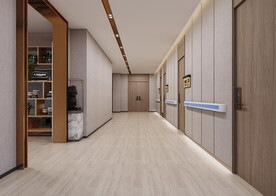 医院过道效果图