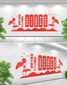 人民调解文化墙