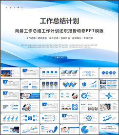 商务计划工作总结PPT