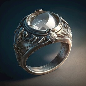 古老的宝石戒指