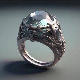 古老的宝石戒指