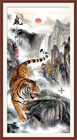 国画老虎