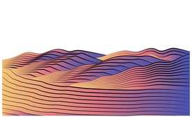 山脉插画设计矢量