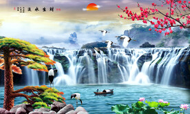 山水风景画