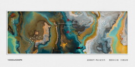 炫彩水墨装饰画