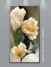 手绘古典欧式静物花玄关装饰画