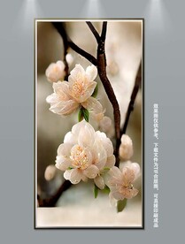 手绘古典欧式静物花玄关装饰画