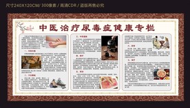 中医治疗尿毒症健康宣传栏