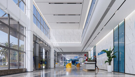 办公大堂效果图