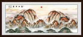江山如画泰山图