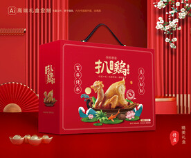 烧鸡礼盒 扒鸡包装