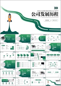 企业公司发展历程时间轴ppt