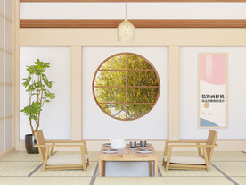 简约客厅挂画壁画装饰画样机