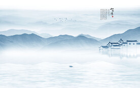 禅意山水画