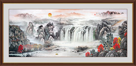国画山水画
