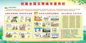 全国文明城市宣传栏